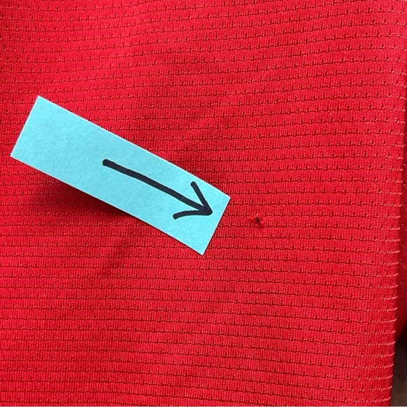 Men's Nike Red Dri Fit 22 inch Athletic Basketball Shorts, L - Picture 7 of 10